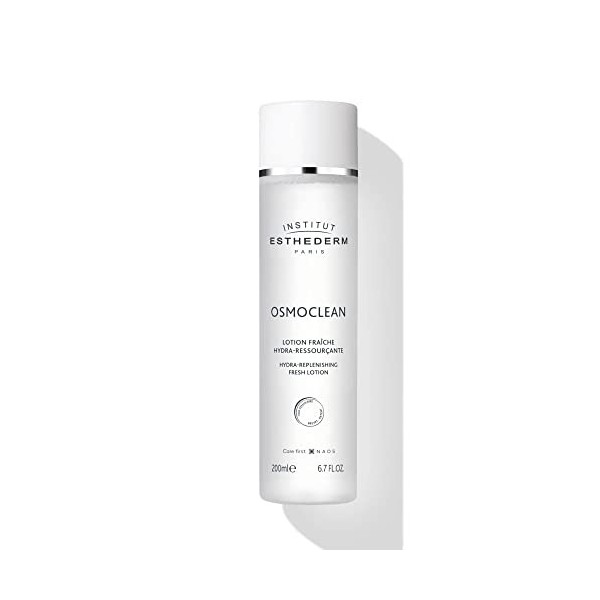 Institut Esthederm - Osmoclean - Lotion Fraîche Hydra-Ressourçante - Démaquille et Apporte Confort et Hydratation - Sans Rinç