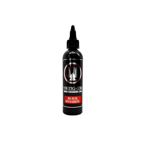 Viking Ink - Black Dynamite 4oz 120 ml - Tinta para tatuaje