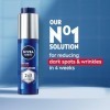 NIVEA MEN Hydratant anti-âge 2 en 1 50 ml , avec SPF 30, lumineux 630 et acide hyaluronique pour la protection solaire, la p