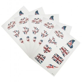 DOITOOL 20 Ensembles DAutocollants De Football Britannique Pratiques Faux Événements Sportifs Fournitures De Fête Autocollan