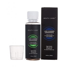 Lash Extension Shampoo Concentré Professionelles 100ML Wimpernverlängerungsshampoo Natürlicher schäumender Reiniger für Wimpe