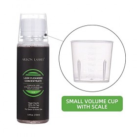 Lash Extension Shampoo Concentré Professionelles 100ML Wimpernverlängerungsshampoo Natürlicher schäumender Reiniger für Wimpe