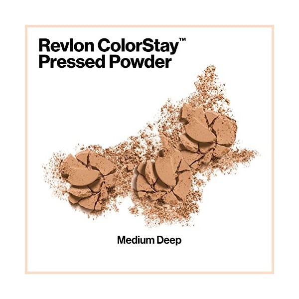 Revlon ColorStay Poudre Pressée 850 Moyen/Profond pour Femme 0.3 onces 8.87 ml