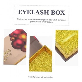 POPETPOP 5 Pièces Boîte à Cils Étui Pour Faux Cils Boîtes à Cils En Papier Étui à Faux Cils Étui à Cils Led De Cils En Vrac É