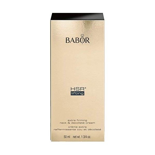 BABOR HSR Crème extra raffermissante cou et décolleté, soin raffermissant intensif pour cou et décolleté, pour les taches de 