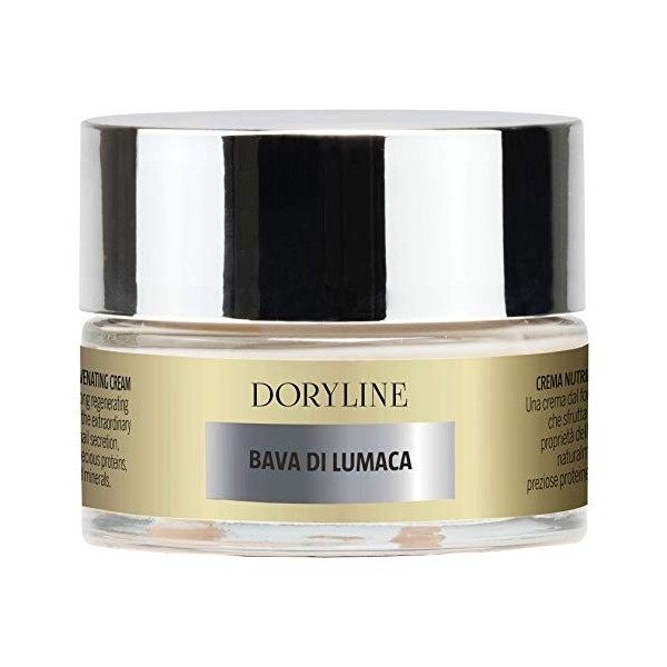 DORYLINE Crème PROFESSIONNEL Visage à la Bave dEscargot 50ml, Anti-Rides Exceptionnel 100% Made in Italy, Crème Nourrissante