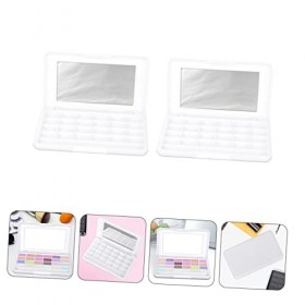 POPETPOP 6 Pcs 24 Boîte De Fard À Paupières Vide Casseroles De Fard À Paupières Vides Magnétique Avec Miroir Fard À Paupières