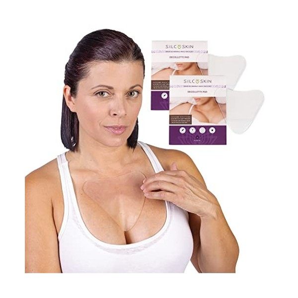 Decollette Pad - Correct & Prevent Chest Wrinkles, 1 Pad, Calvet Cosmetics 