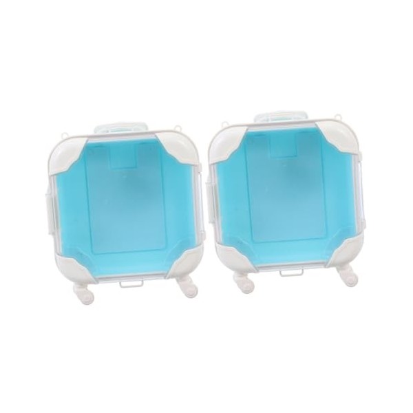 minkissy 3 Pièces De Stockage De Faux Cils Cils Mini Valise Étui De Rangement De Cils Mini Conteneurs Valise Étui À Cils Faux