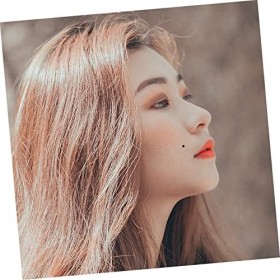 FRCOLOR Lot de 150 feuilles dautocollants faux taupes autocollants de maquillage autocollants pour le visage autocollants po