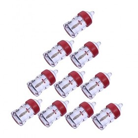 FRCOLOR 15 Pièces Tube Vide De Glaçage De Lèvre De Biberon Tube De Maquillage De Voyage Contenant De Brillant à Lèvres Tube à