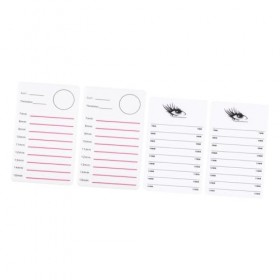 FRCOLOR 4 Pièces Planche à Cils En Acrylique Support Dextension De Cils Plaque Porte-cils Porte-plateau à Cils Palette De Gr