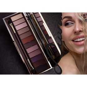 Luvia Palette de fards à paupières professionnels – Forever Matt Eyeshadow Palette – avec 12 mats Nude, marron et tons terre 