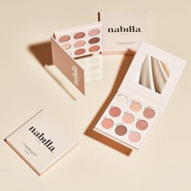 Nabilla Beauty | Palette fards à paupières - 9 teintes - Beige nude 03 🌟 | Ombres à paupières haute pigmentation, finis mat e