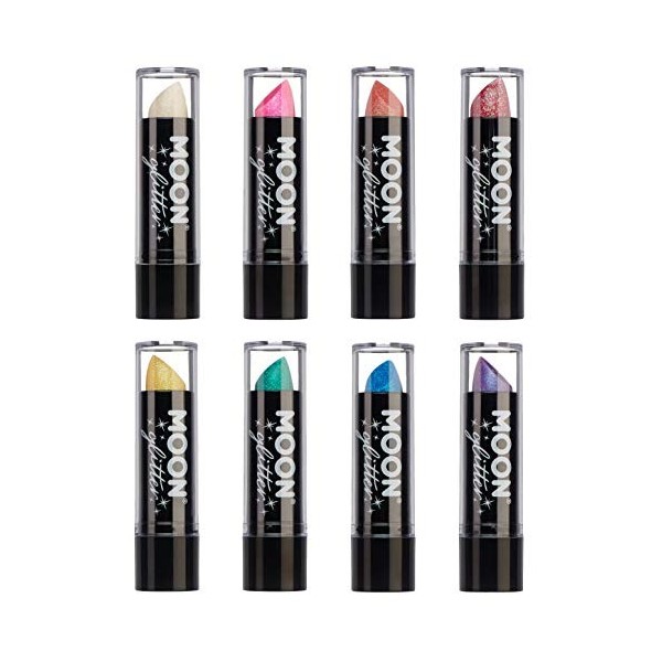 Moon Glitter - Lipstick brillant iridescent - 5g - Assortiment de 8 couleurs