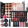 20Pcs Kit de maquillage Complet, Polyvalent Ensemble de Cosmétique avec Fard à Paupières Palette Correcteur Fard à Joues Roug