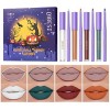 Gl turelifes Matte Lip Liner Pen Lip Gloss set White Green Black Purple Vampire Lip Red non Fading Liquid Lip Red, suitable f