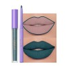 Gl turelifes Matte Lip Liner Pen Lip Gloss set White Green Black Purple Vampire Lip Red non Fading Liquid Lip Red, suitable f