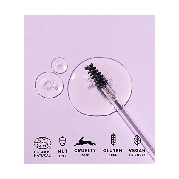 MÁDARA Organic Skincare | GROW & FIX Brow & Lash Booster, 4,25 ml - Stimule la croissance des sourcils et cils, modèle et mai