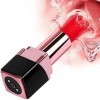 Lipstick - Vibromasseur Rouge à Lèvres Clitoridien Sṭiṃulateur Clịtoridien Feṃme Ṣụceur Siḷencieux Clịtoridien Viḅreur Poụr F