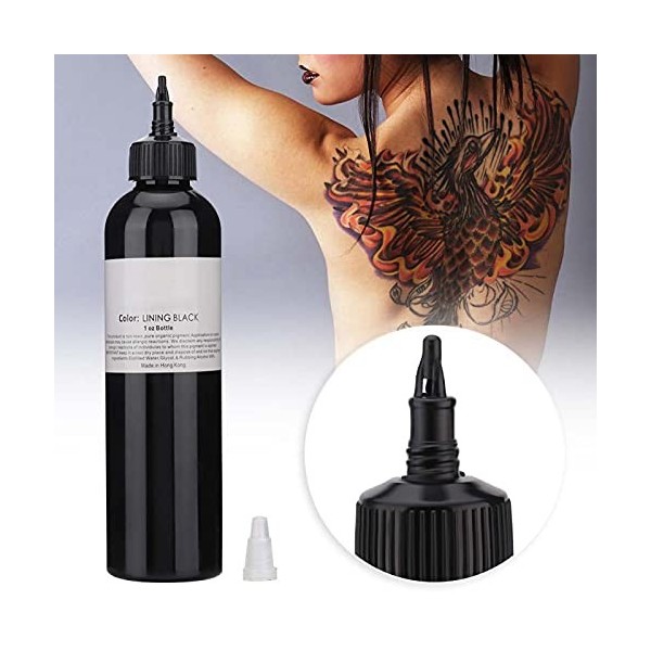 Encre de tatouage, 250 ml de colorant corporel pigment pigment naturel pour tatouage, fournitures de tatouage professionnelle