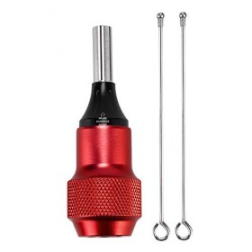 Poignées de tube de machine de tatouage de 30mm alliage réglable accessoire anti-dérapant de tube de poignée de pistolet de t