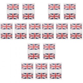 POPETPOP 15 Ensembles DAutocollants Pour Fans Britanniques Autocollants DExercice Fournitures De Fête 2022 Autocollants Amé