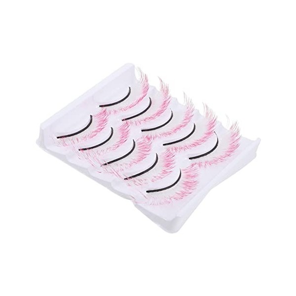 Housoutil 25 Paires De Faux Cils Colorés Faux Cils Supérieurs Faux Cils Dramatiques Extensions De Faux Cils Cils Pour Maquill