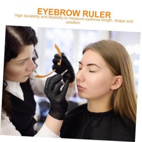 Housoutil 1 Pc Règle Darc De Cupidon Règle De Maquillage Des Sourcils Pochoir De Microblading Pied à Coulisse Pour Sourcils 