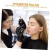 Housoutil 1 Pc Règle Darc De Cupidon Règle De Maquillage Des Sourcils Pochoir De Microblading Pied à Coulisse Pour Sourcils 