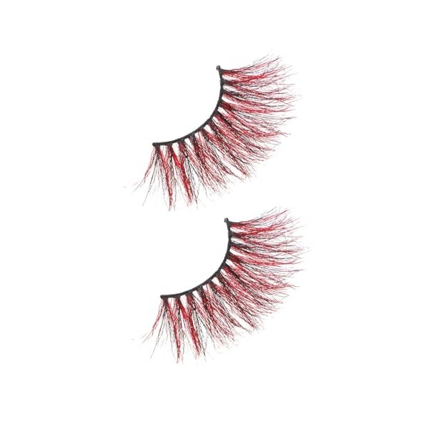 POPETPOP 3 Paires De Faux Cils Yeux De Chat Look Cils Faux Cils Cils Denses Cosplay Cils Faux Cils Maquillage Cils Volume Cil
