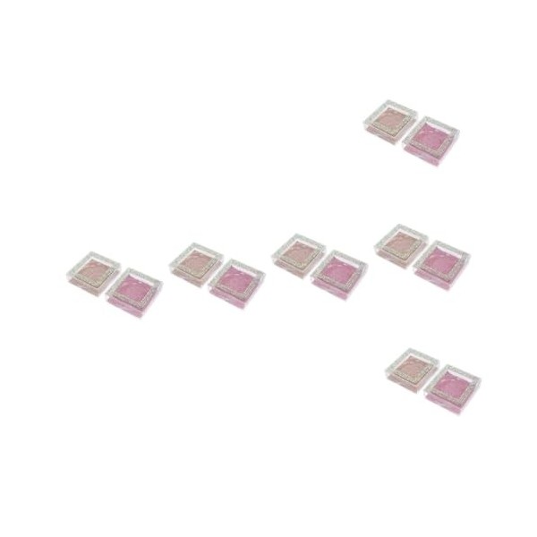 FRCOLOR Boîte À Cils De Fenêtre 8 Pièces Faux Cils Organisateur De Faux Cils Organisateur Et Stockage De Cils Conteneur De Ci