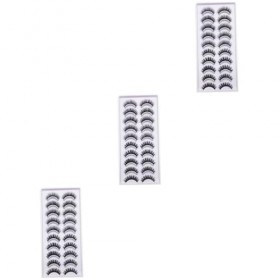 LALAFINA 30 Paires Faux Cils Extension De Cils Décors De Cils De Maquillage Cils Maquillage Filles Cils Cosmétiques Cils Pelu