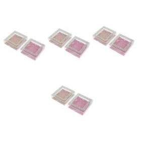 minkissy Boîte À Cils De Fenêtre 8 Pièces Organisateur De Faux Cils Organisateur Et Rangement De Faux Cils Conteneur De Cils 