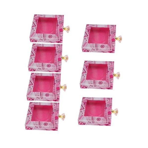 POPETPOP 5 Pièces Boîte à Cils De Fenêtre Étuis à Cils Vides Étui De Rangement Pour Cils Étui à Cils Vides Boîtes à Cils En P