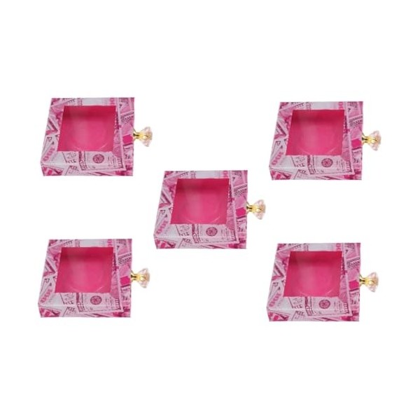 POPETPOP 5 Pièces Boîte à Cils De Fenêtre Étuis à Cils Vides Étui De Rangement Pour Cils Étui à Cils Vides Boîtes à Cils En P
