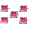 POPETPOP 5 Pièces Boîte à Cils De Fenêtre Étuis à Cils Vides Étui De Rangement Pour Cils Étui à Cils Vides Boîtes à Cils En P