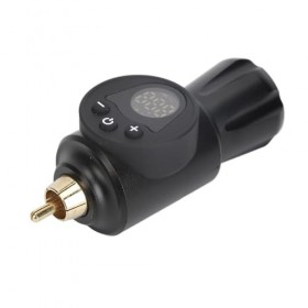 Alimentation de Tatouage Minisans Fil avec Queue Dhirondelle, écran LCD et Batterie 1200 MAh pour une Utilisation Facile et 