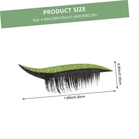 POPETPOP 16 Paires Autocollants Faux Cils Faux Cils En Cils Scintillants Longs Cils En Bande Cils Avec Autocollant Eye-liner 
