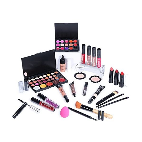 Kit De Maquillage Pour Femme Kit Complet, Kit De Maquillage Polyvalent Ensemble-cadeau De Maquillage Tout-en-un Kit De Démarr