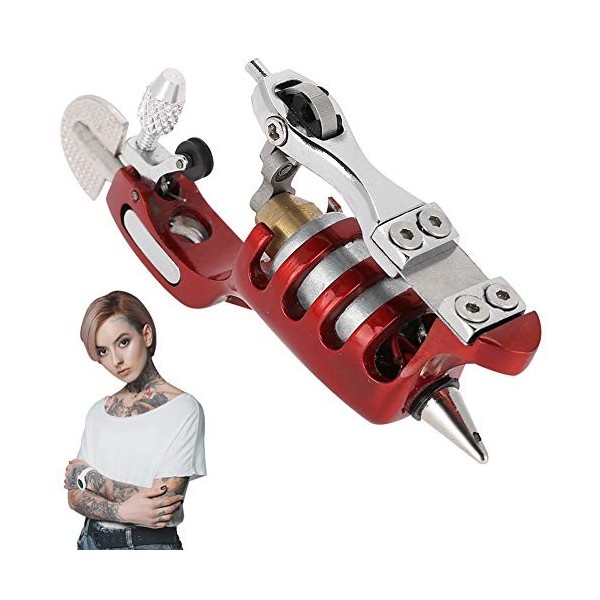 Moteur de pistolet de tatouage, machine rotative professionnelle de moteur de revêtement de tatouage de voix basse pour le mo