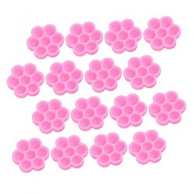 DOITOOL 900 Pièces Tasse De Colle De Fleur Fournitures DExtensions De Cils En Plastique Oreiller De Cils Pour Extensions De 