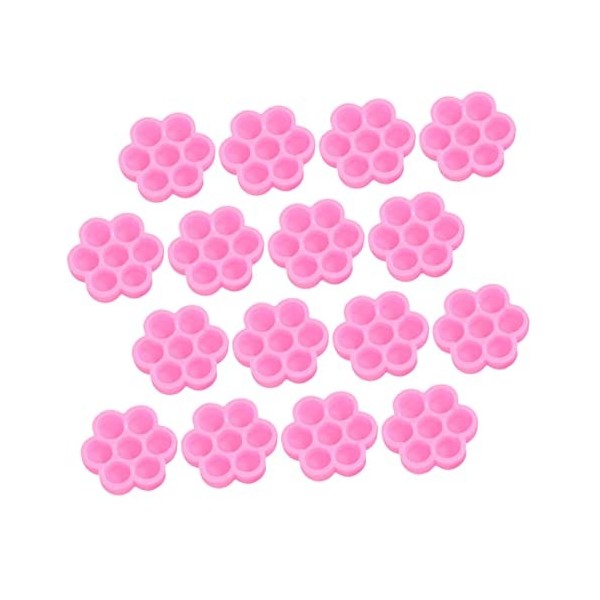 DOITOOL 900 Pièces Tasse De Colle De Fleur Fournitures DExtensions De Cils En Plastique Oreiller De Cils Pour Extensions De 