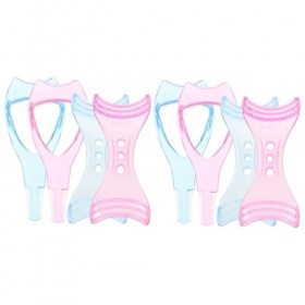 Housoutil 24 Pièces Outils De Maquillage Du Visage Outil De Brosse à Cils Pochoirs Eye-liner Outils Daide Aux Cils Protège-o