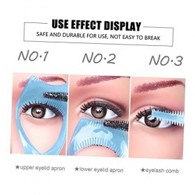 Housoutil 24 Pièces Outils De Maquillage Du Visage Outil De Brosse à Cils Pochoirs Eye-liner Outils Daide Aux Cils Protège-o