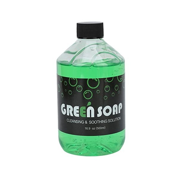 Solution de Savon Vert Nettoyant pour Tatouage, Savon Vert concentré pour Tatouage, Savon Vert Professionnel sans Danger pour