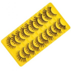 DOITOOL 40 Paires De Faux Cils Kit Para Pestañas Cils Mascara Kits De Cils Cils Artificiels Faux Cils Performance Cils Fourni