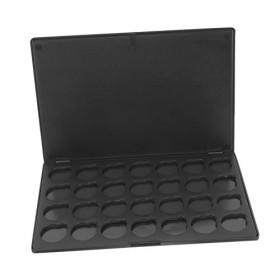 FRCOLOR Cosmétique Magnétique Maquillage Magnétique Palettes De Maquillage Vides Maquillage En Poudre Fard à Paupières Rouge 