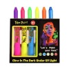 Kit de peinture faciale Ensemble de crayons lavables multicolores, stylo de peinture for la peau, ensemble de peinture de vac