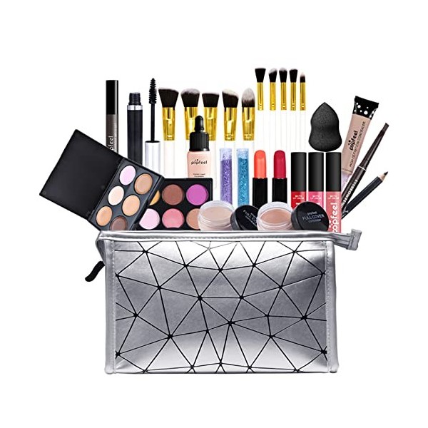 Neamou Kit Complet de Maquillage | Kit de Maquillage 20/29/37 pièces pour Femme Kit Complet - Ensemble de Maquillage de Voyag